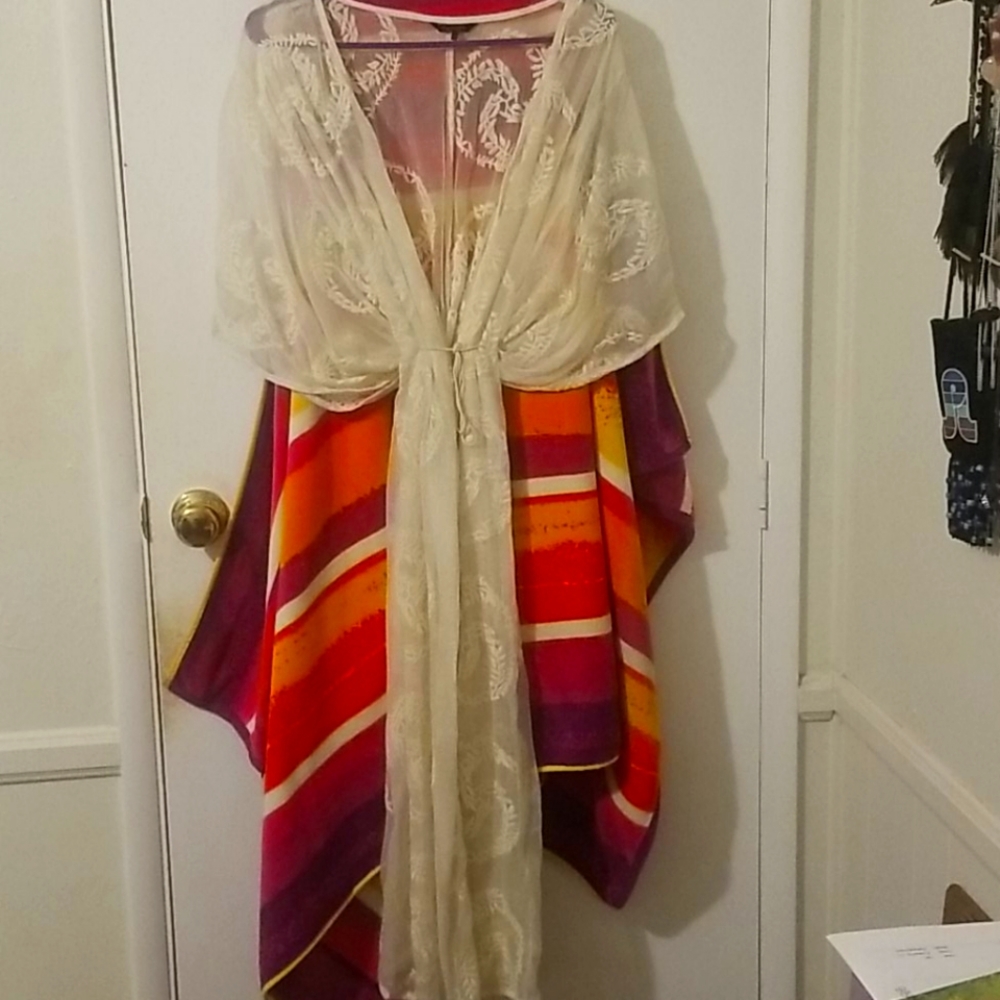 White Sheer Duster